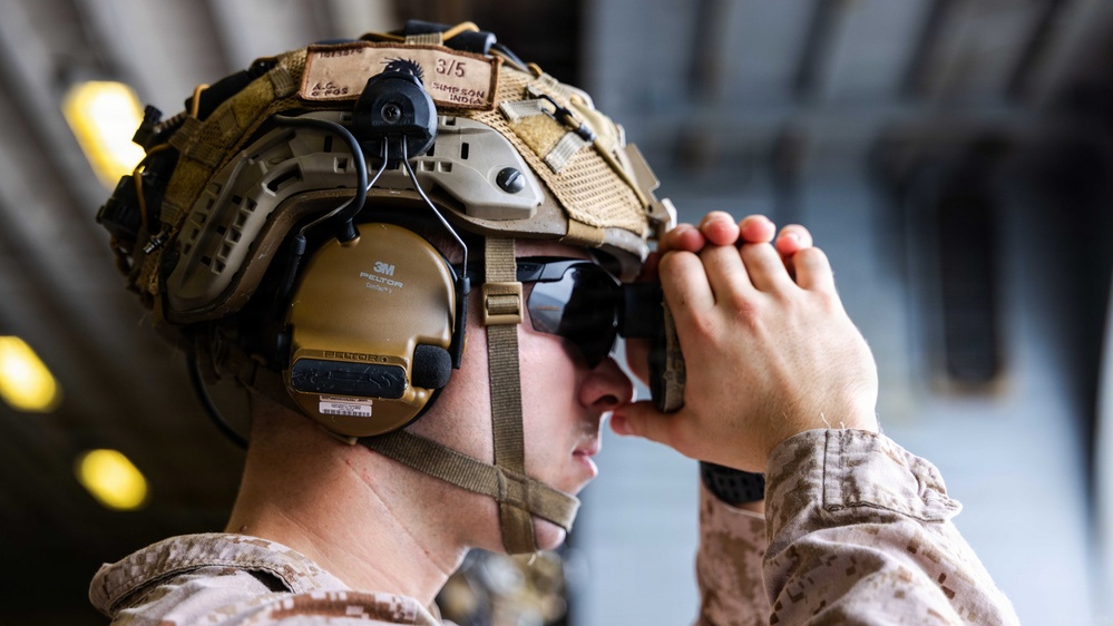 11th MEU Marines, Sailors Conduct Counter-Drone Marksmanship Training Aboard USS Boxer