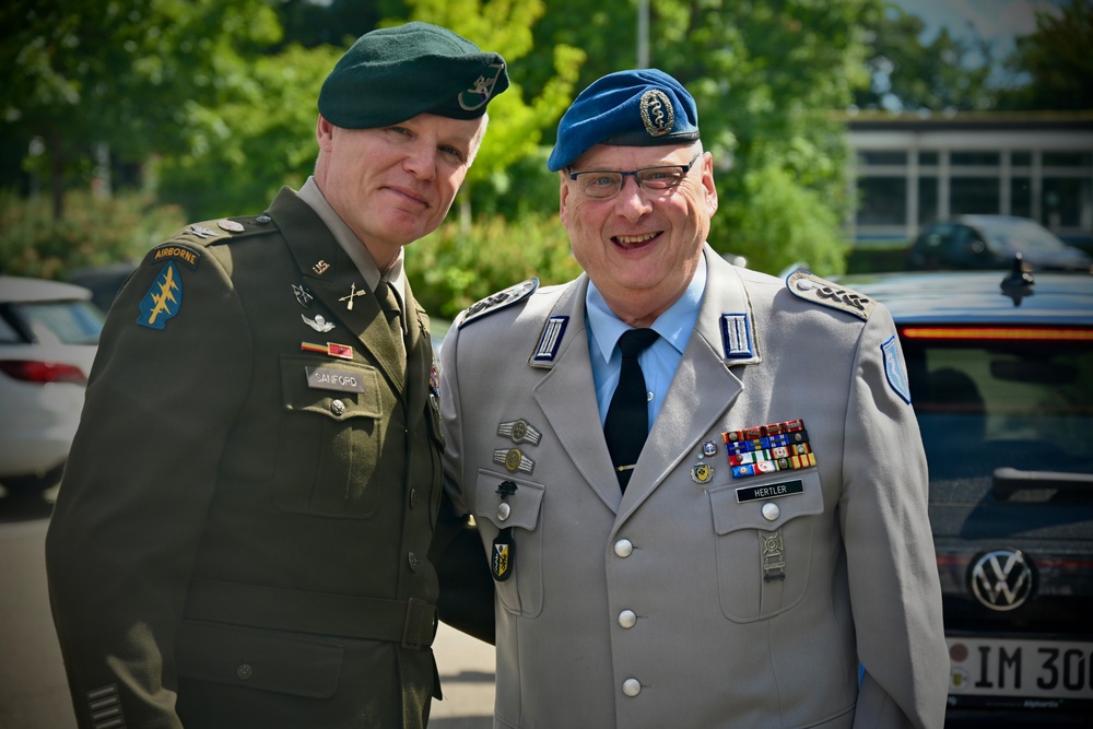 USAG Stuttgart leadership joins German officials for Veterans Day in Filderstadt on June 14, 2026