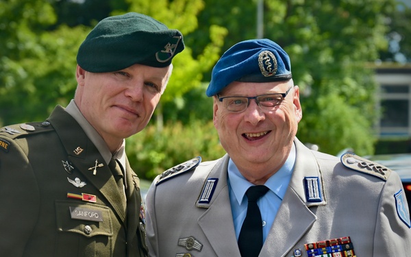 USAG Stuttgart leadership joins German officials for Veterans Day in Filderstadt on June 14, 2026