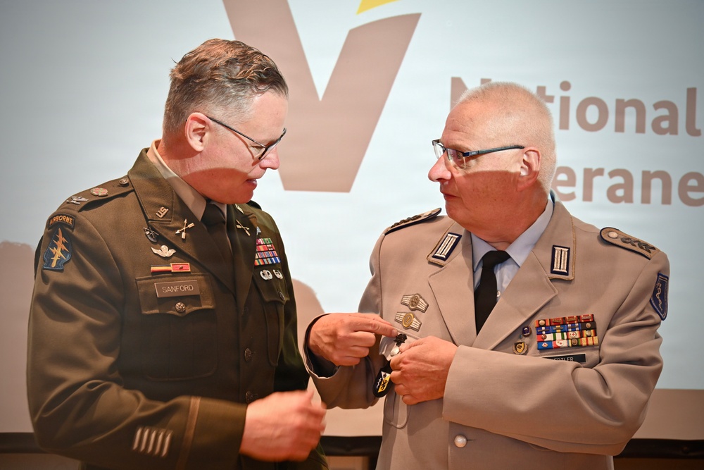 USAG Stuttgart leadership joins German officials for Veterans Day in Filderstadt on June 14, 2026