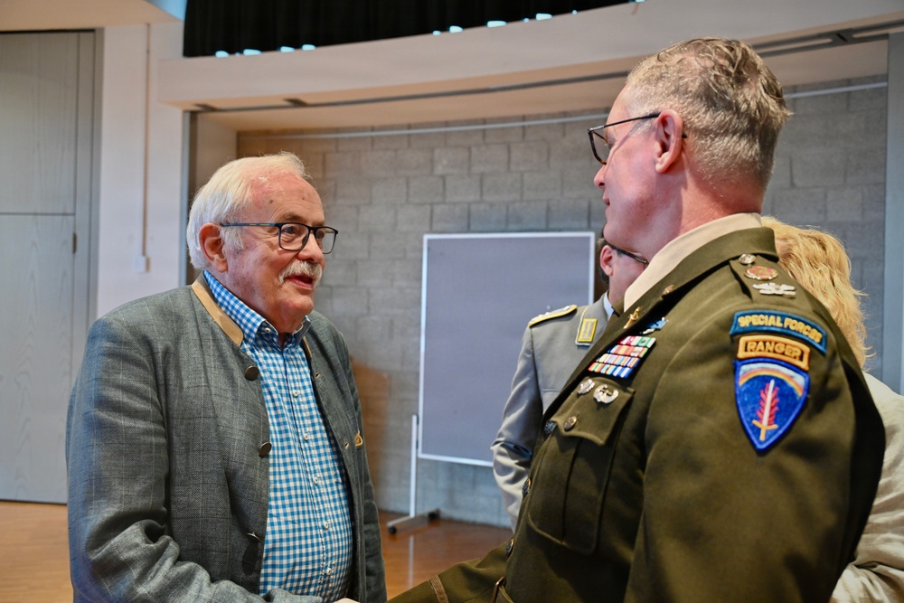 USAG Stuttgart leadership joins German officials for Veterans Day in Filderstadt on June 14, 2026