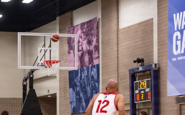 Team Marine Corps Pushes Forward in Wheelchair Basketball Competition