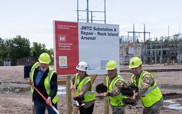 USACE Louisville District breaks ground on $11.6M substation to secure Rock Island Arsenal manufacturing