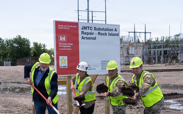 U.S. Army Garrison Rock Island Arsenal break ground on the Substation A project