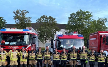 USAG Rheinland-Pfalz partners with German fire department for emergency training
