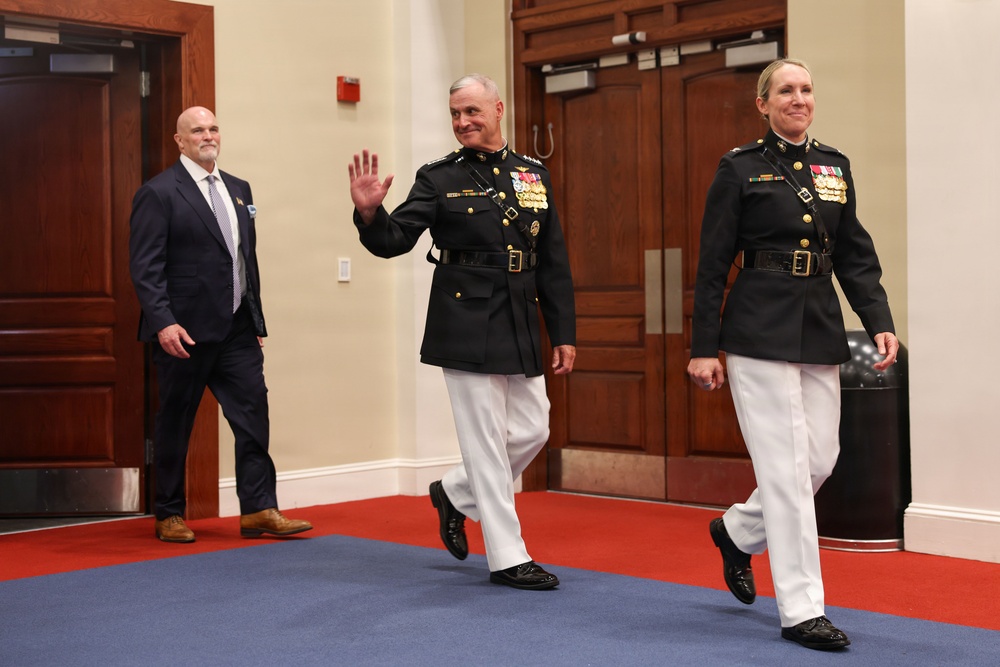 Indoor Evening Parade in honor of Coach Dan Quinn