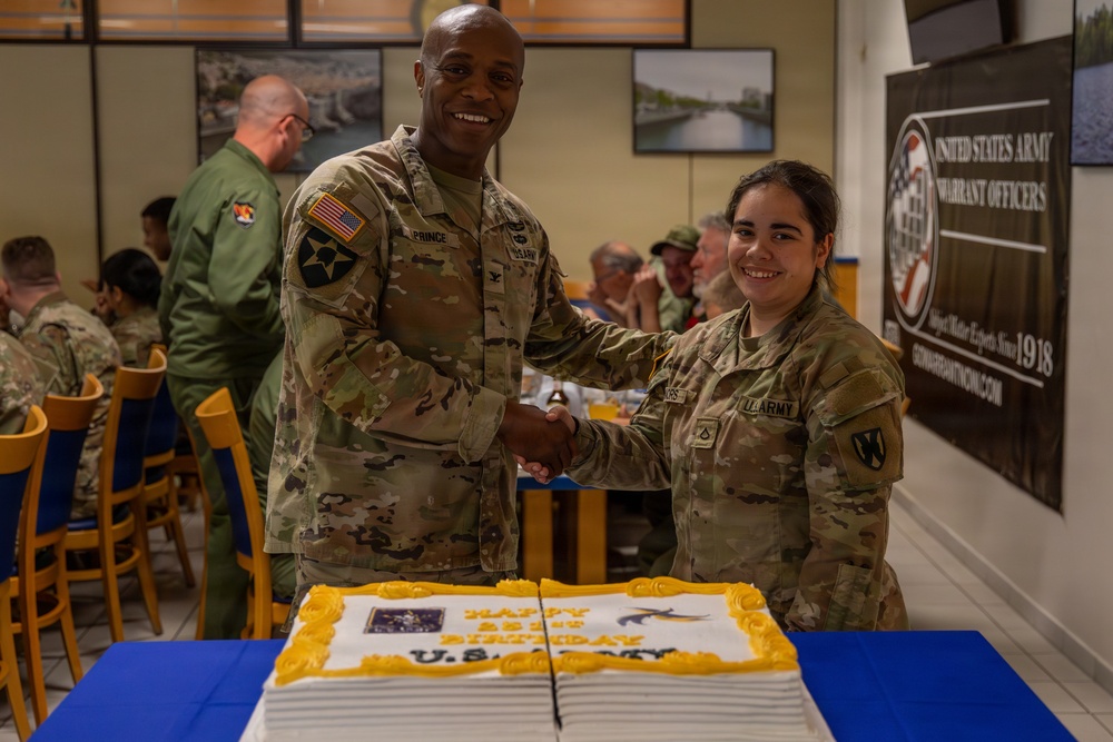 21st Theater Sustainment Command's Kleber Kaserne 251st U.S. Army Birthday Meal
