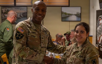 21st Theater Sustainment Command's Kleber Kaserne 251st U.S. Army Birthday Meal