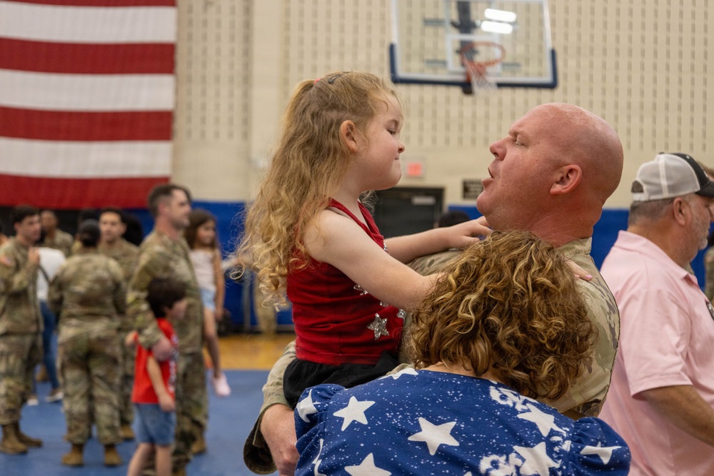Task Force Falcon torch flight returns home