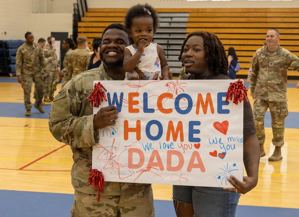 Task Force Falcon torch flight returns home