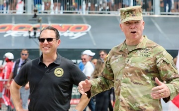 PA national guard attends NASCAR at poconos