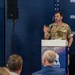 U.S. Army Europe and Africa air defenders deliver remarks at EUROSATORY 2026
