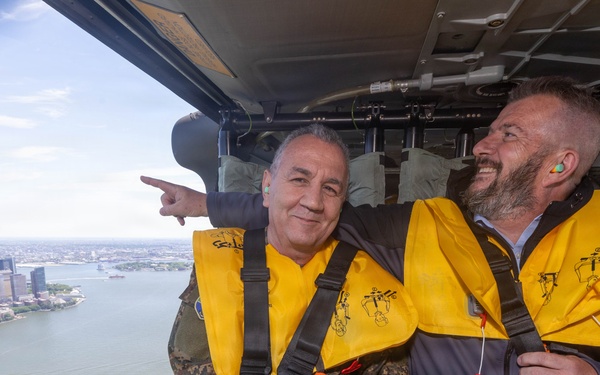 SPP partners orientation helicopter flight
