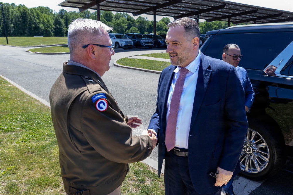 Albania Minister of Defence meets with NJEDA-OSDI’s