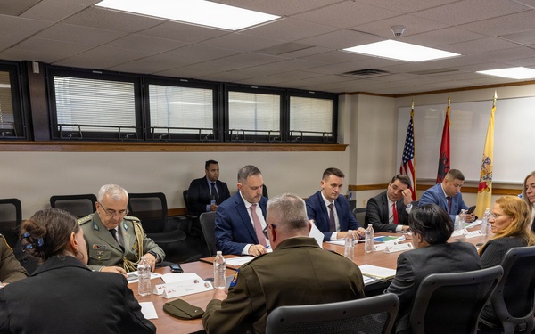 Albania Minister of Defence meets with NJEDA-OSDI’s