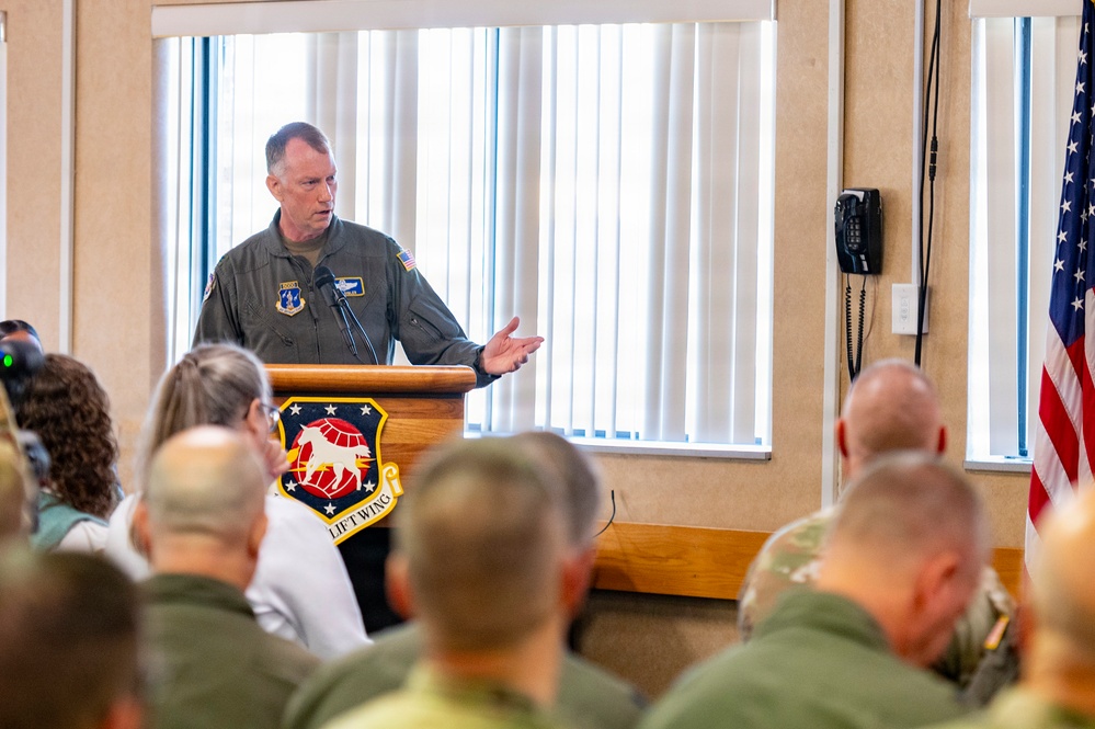 Wright assumes command of the 167th Airlift Wing