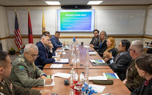 Albania Minister of Defence meets with NJEDA-OSDI’s
