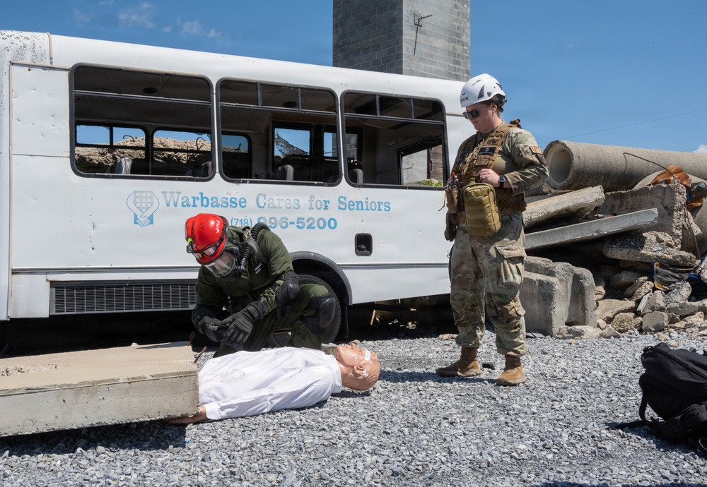 105th MDG and 105th CS participate in training exercise