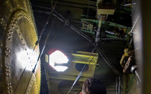 Aerospace maintainers at work