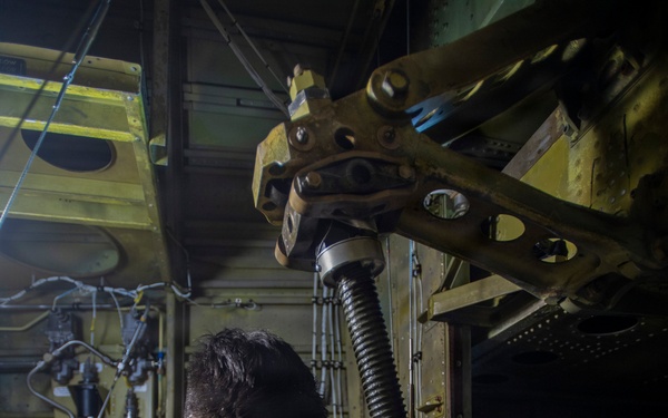 Aerospace maintainers at work
