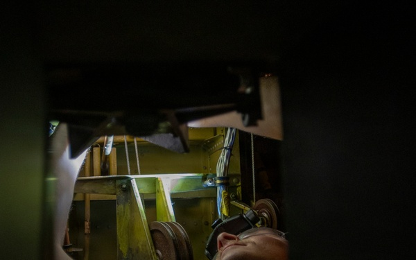 Aerospace maintainers at work