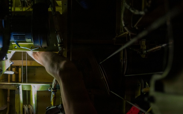 Aerospace maintainers at work
