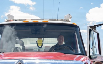 Fire truck driving course