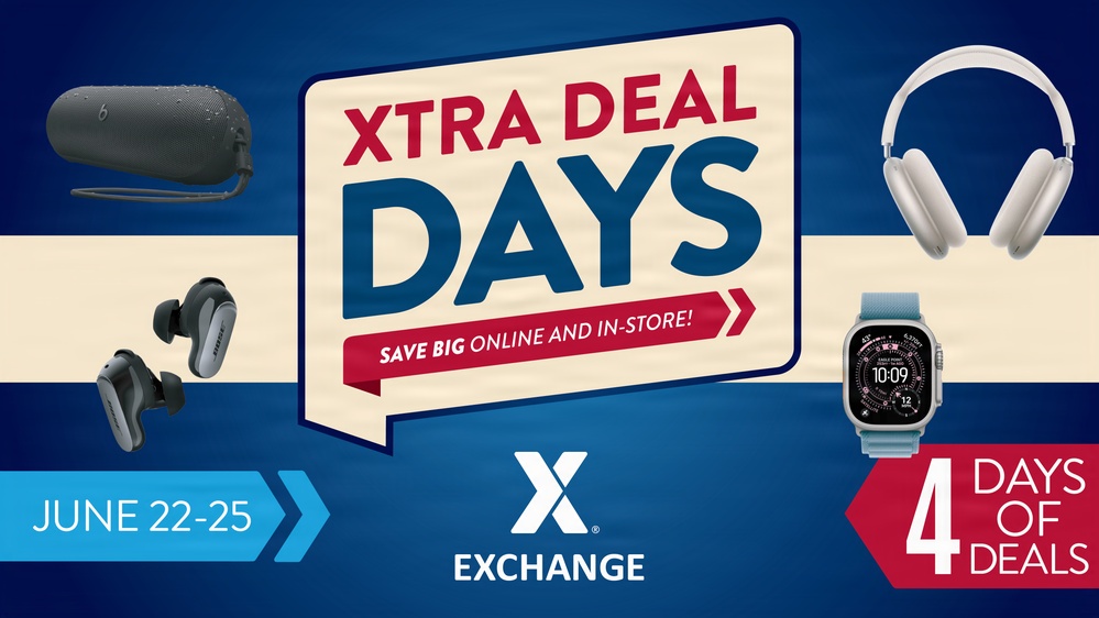 Army &amp; Air Force Exchange Service’s Xtra Deal Days Bring Four Days of Big-Brand Savings to Military Shoppers