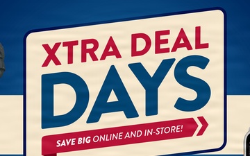 Army &amp; Air Force Exchange Service’s Xtra Deal Days Bring Four Days of Big-Brand Savings to Military Shoppers