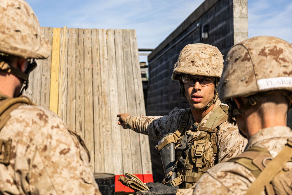 OCC 252 conduct the Leadership Reaction Course