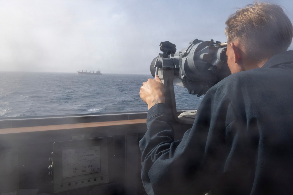 Higgins Conducts Vessel of Interest Monitoring Operations