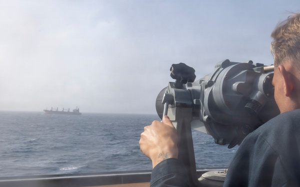 Higgins Conducts Vessel of Interest Monitoring Operations