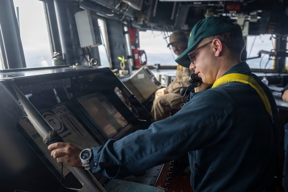 Higgins Conducts Vessel of Interest Monitoring Operations