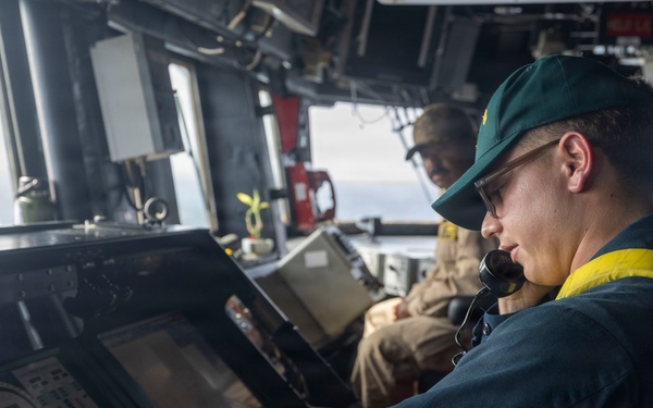 Higgins Conducts Vessel of Interest Monitoring Operations