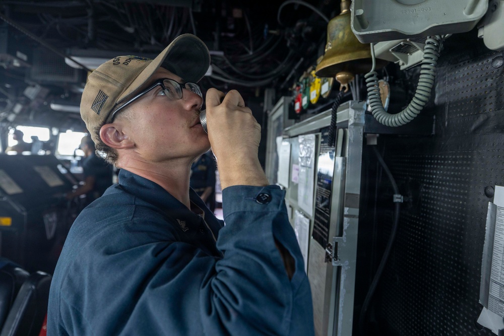 Higgins Conducts Vessel of Interest Monitoring Operations