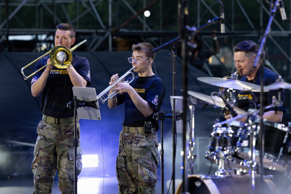 Downrange plays UFC Freedom 250 Fan Fest