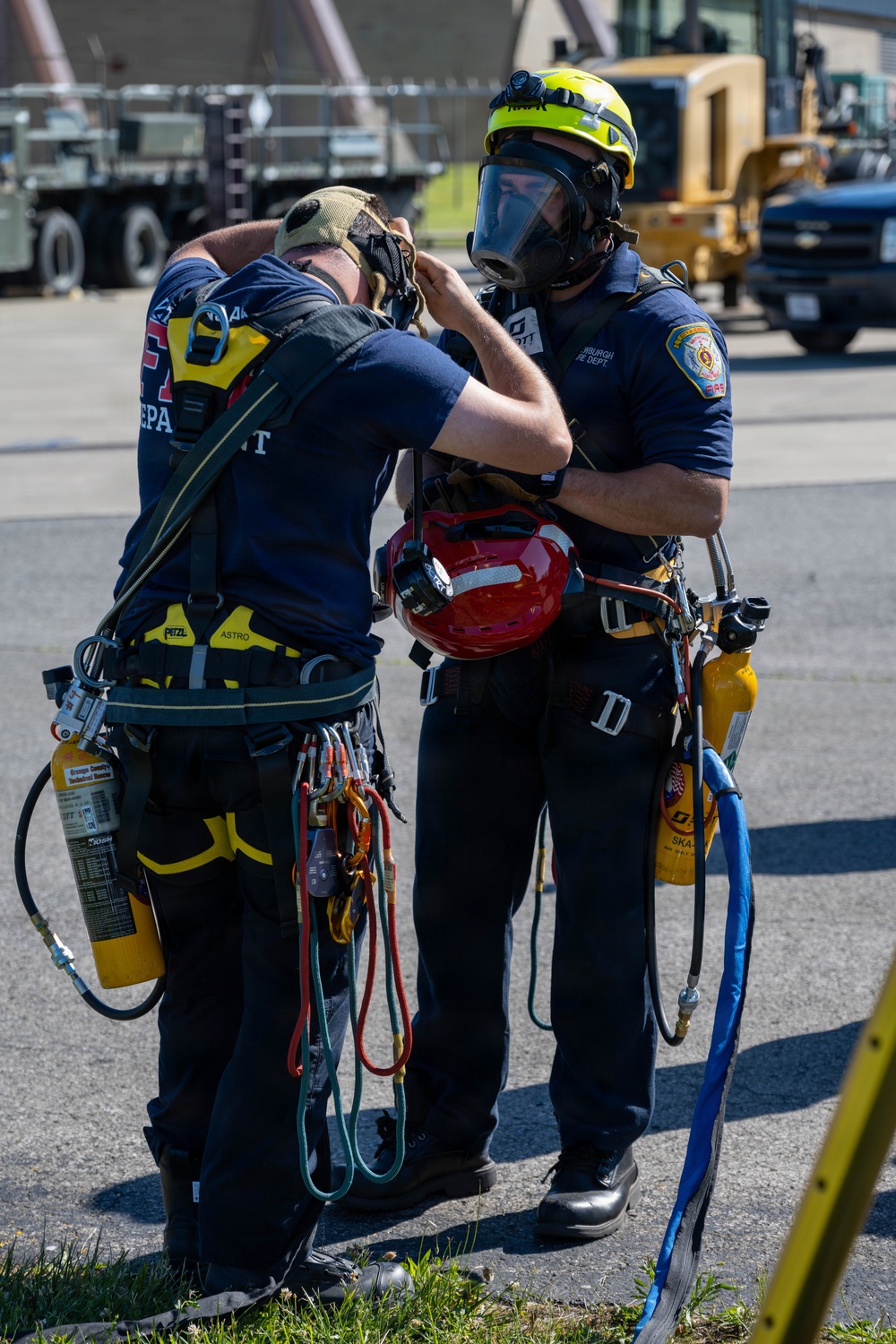 Stewart ANGB Fire Department host confined space training