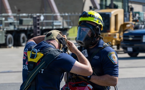 Stewart ANGB Fire Department host confined space training