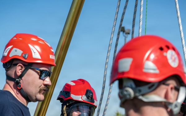 Stewart ANGB Fire Department host confined space training