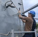 Frank E. Petersen Jr. Sailors Conduct Top Side Preservation