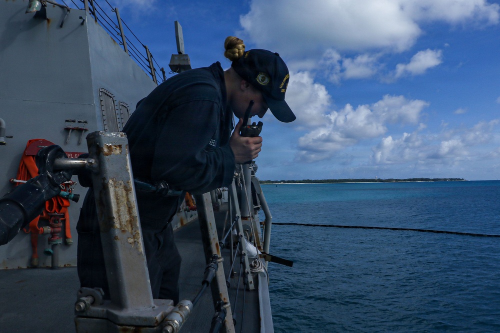Frank E. Petersen Jr. Sailor Stands Watch