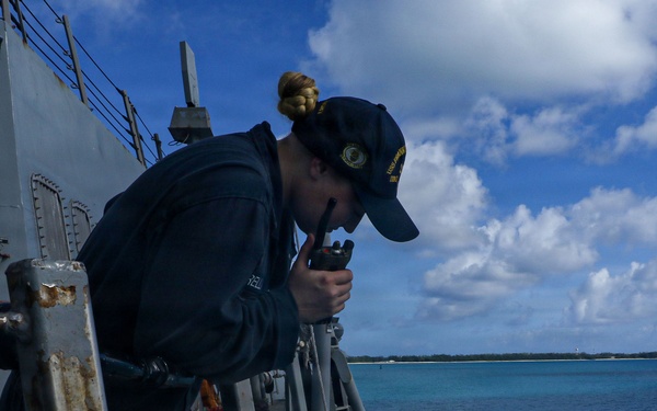 Frank E. Petersen Jr. Sailor Stands Watch
