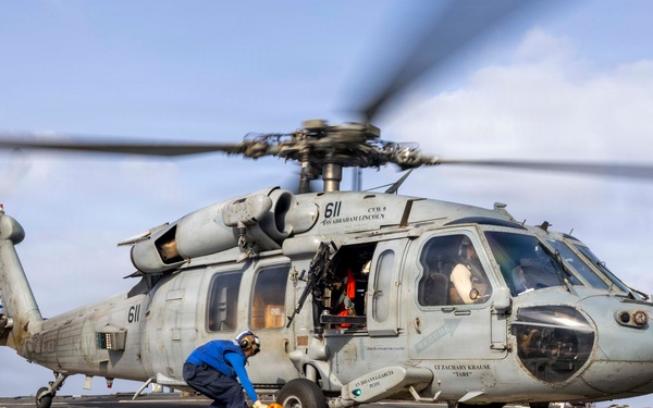 Higgins Conducts Flight Operations