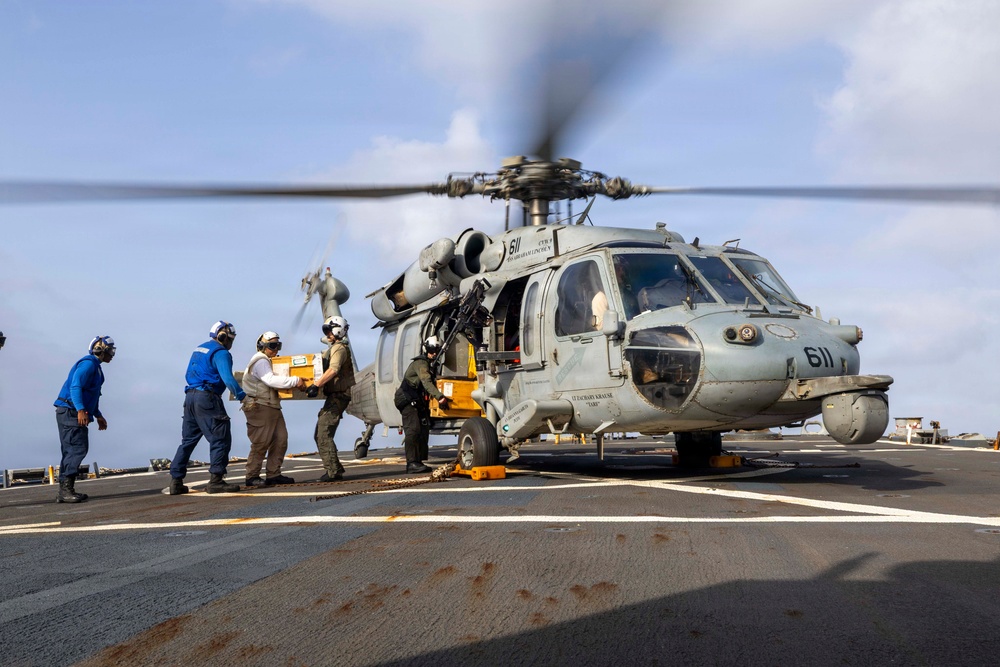 Higgins Conducts Flight Operations