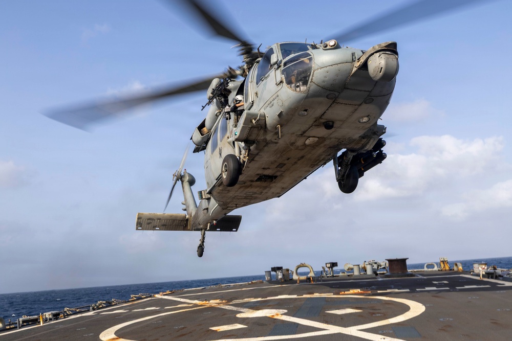 Higgins Conducts Flight Operations