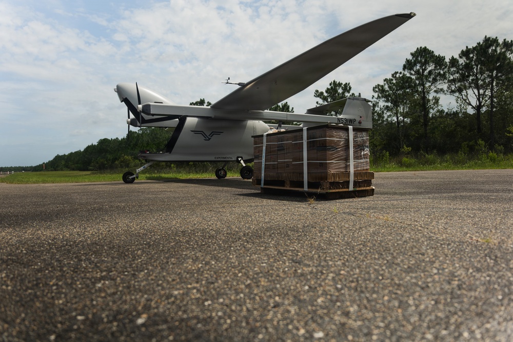 Maj. Gen. Sean Davis observes Experimental UAS Demonstration