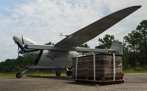 Maj. Gen. Sean Davis observes Experimental UAS Demonstration