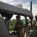 Maj. Gen. Sean Davis is briefed on Experimental UAS Capabilities