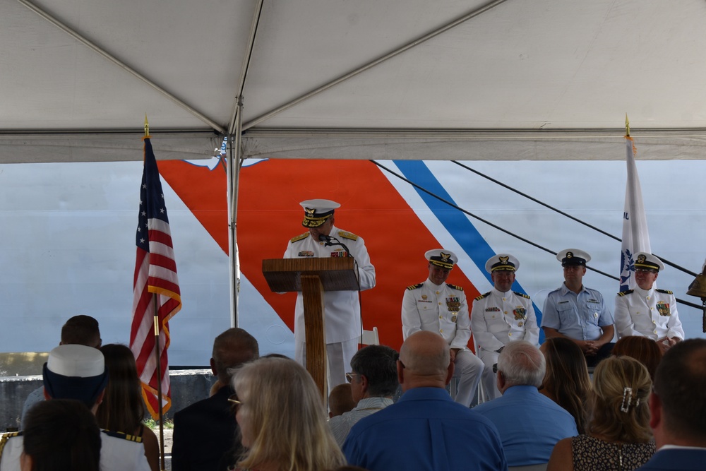 Coast Guard Cutter Resolute holds change of command ceremony