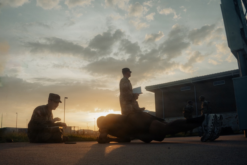 Soldiers from 1-44 ADA Compete in Best Soldier and NCO of the Quarter.